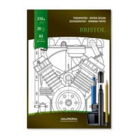 BLOC DESSIN BRISTOL 210GR A3 20FLS