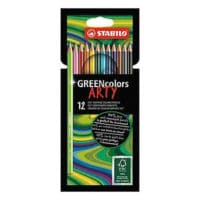 CRAYON COUL.STAB.GREEN ARTY/12