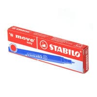 CART.STABILO S MOVE 0.5MM /3 ROUGE
