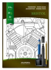 BLOC DESSIN BRISTOL 210GR A3 20FLS