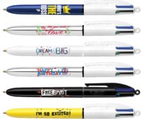STYLO BILLE BIC 4 COUL.BIC MESSAGE