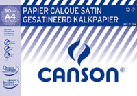CALQUE CANSON SATIN A4 POCHETTE DE 12 FLS