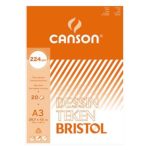 BRISTOL CANSON 29.7/42CM 224GR 20F