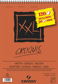 XXL CROQUIS CANSON A4 90GR SPIRALE PROMO