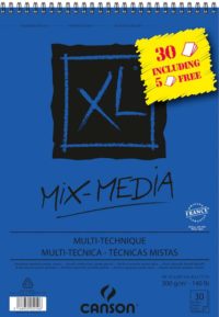 XL MIX MEDIA CANSON 300GR A4 30FLS SPI
