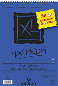 XL MIX MEDIA CANSON 300GR A3 30FLS