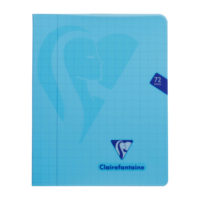 CAHIER CLAIREFONTAINE 10/10-72P ECOLIER MIMESYS COUV.PVC
