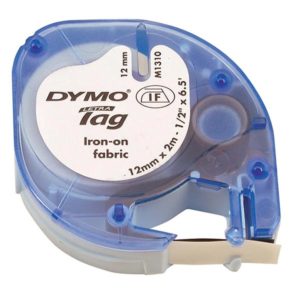 Dymo LetraTAG ruban plastique à repasser 12 mm