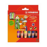 CRAYON STABILO WOODY 6 + TAILLE