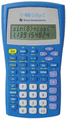 Calculatrice scientifique Texas Instruments - Collège - TI-Collège