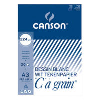 C A GRAIN CANSON 224G A3 BLOC 20 FLS
