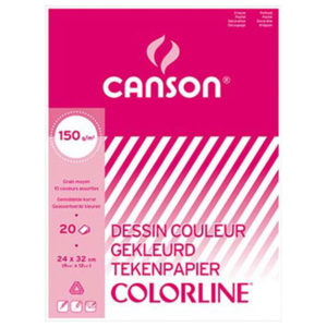COLORLINE CANSON 150GR 24/32CM BLOC 20FLS