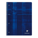 CAHIER CLAIREFONTAINE SPIRALE A4+ 5/5 80FLS PERFO 4 TROUS